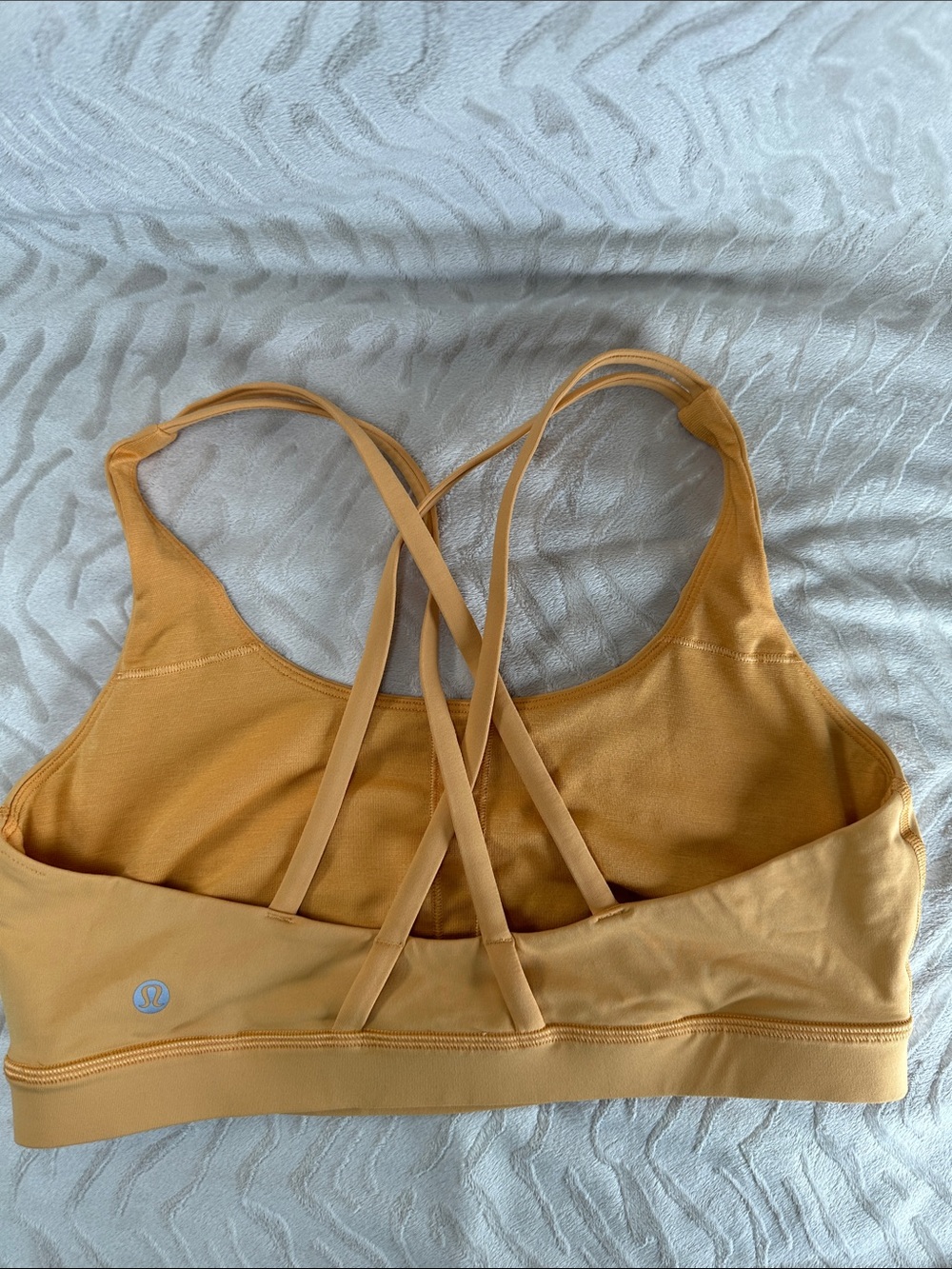 Lululemon Energy Sports Bra in Mustard Size 10